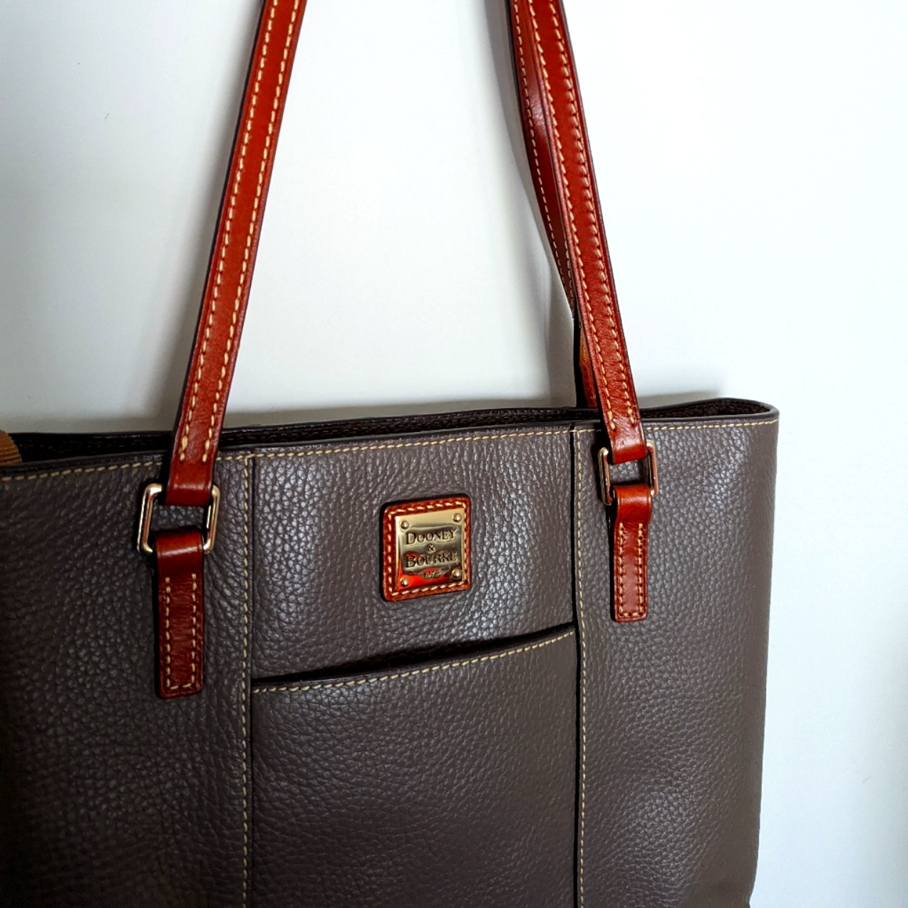 Dooney & Bourke Lexington Medium Size Tote In Elephant